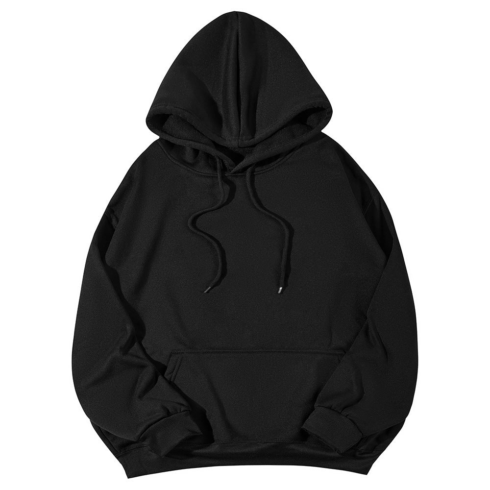 Unisex nan Oversize-Fleece-Hoodie mit tiefer Schulter, Kängurutasche und breitem Rippbund Nord Taschen