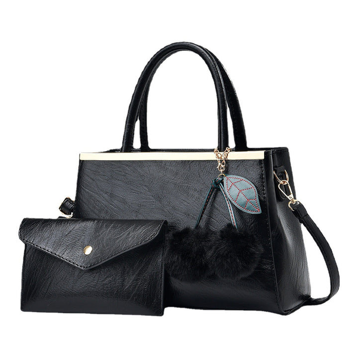 Damen elegante Henkeltasche mit abnehmbarem Geldbeutel und modischen Details Nord Taschen