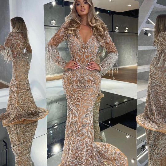 Elegante Sexy Fließende Lange Rock Kleid