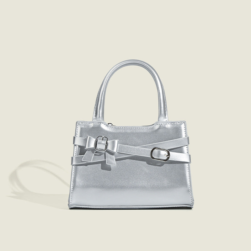 Damen Handtasche mit stilvollem Schleifenakzent Nord Taschen