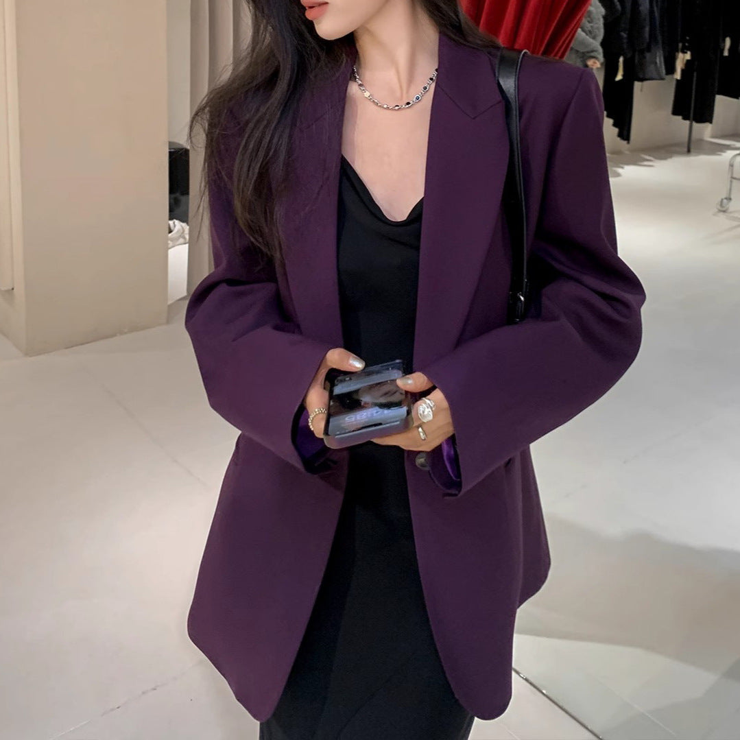 Damen Stilvoller Oversized Blazer Nord Taschen