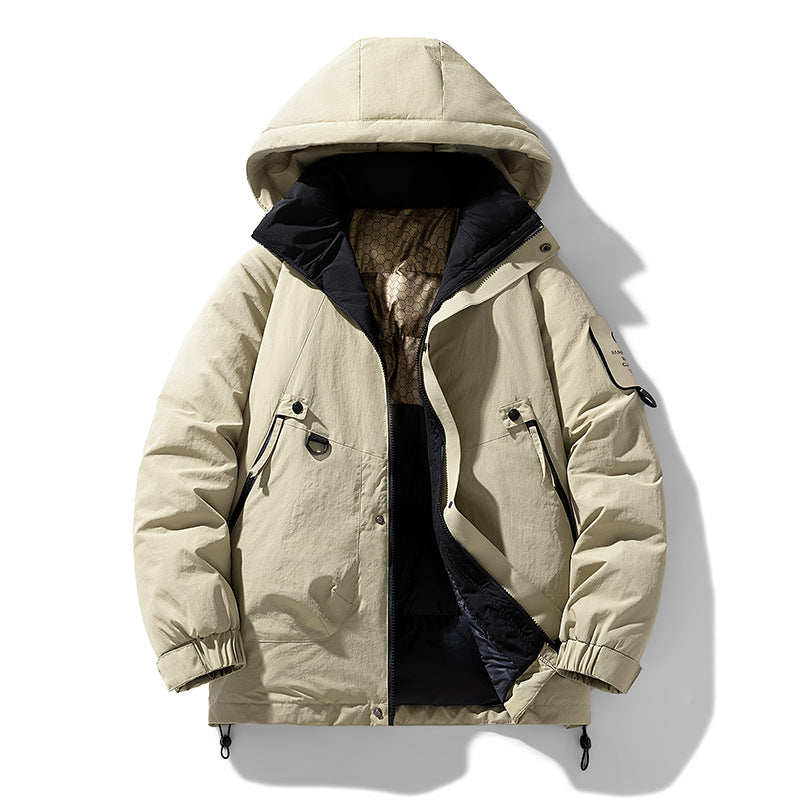 Herren Technischer Urbanparka mit Thermoisolierung und multifunktionalen Taschen Nord Taschen