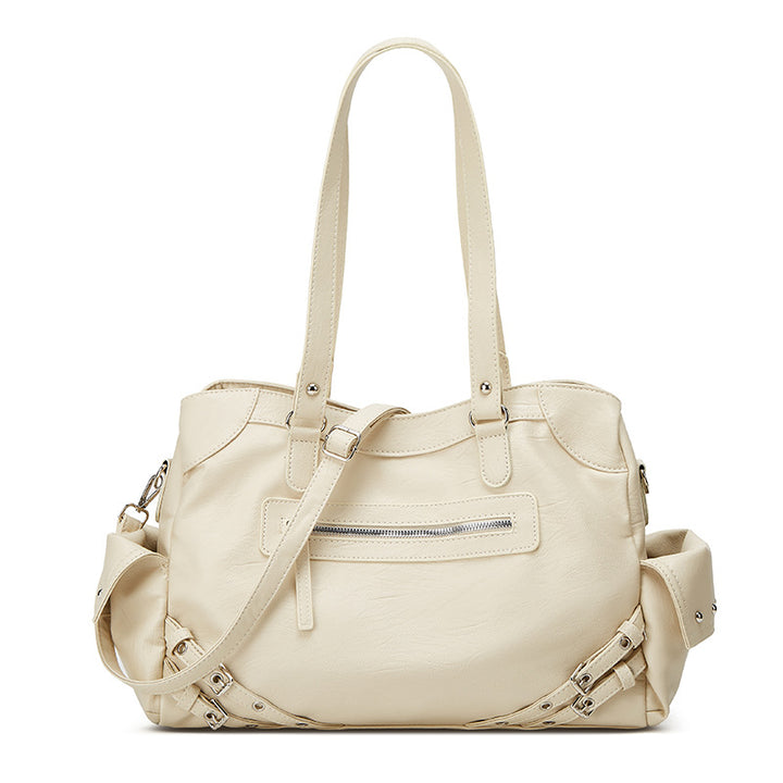 Damen Hobo-Tasche mit dekorativen Akzenten und praktischen Reißverschlussfächern Nord Taschen