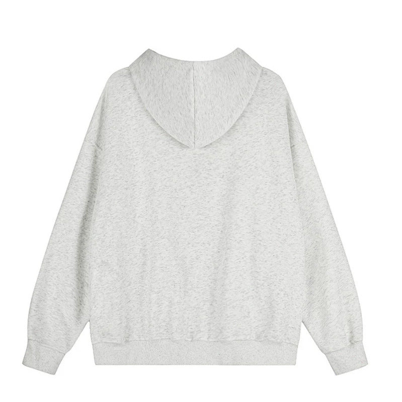 Damen Kapuzen‑Sweatjacke im Oversize‑Used‑Look mit Nietverzierung und durchgehendem Reißverschluss Nord Taschen
