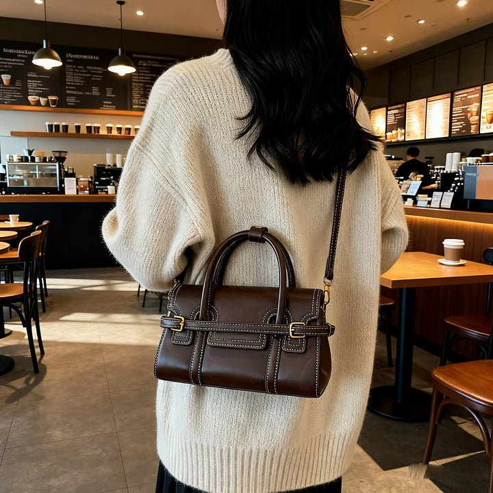 Damen elegante Handtasche mit abnehmbarem Tragegurt Nord Taschen