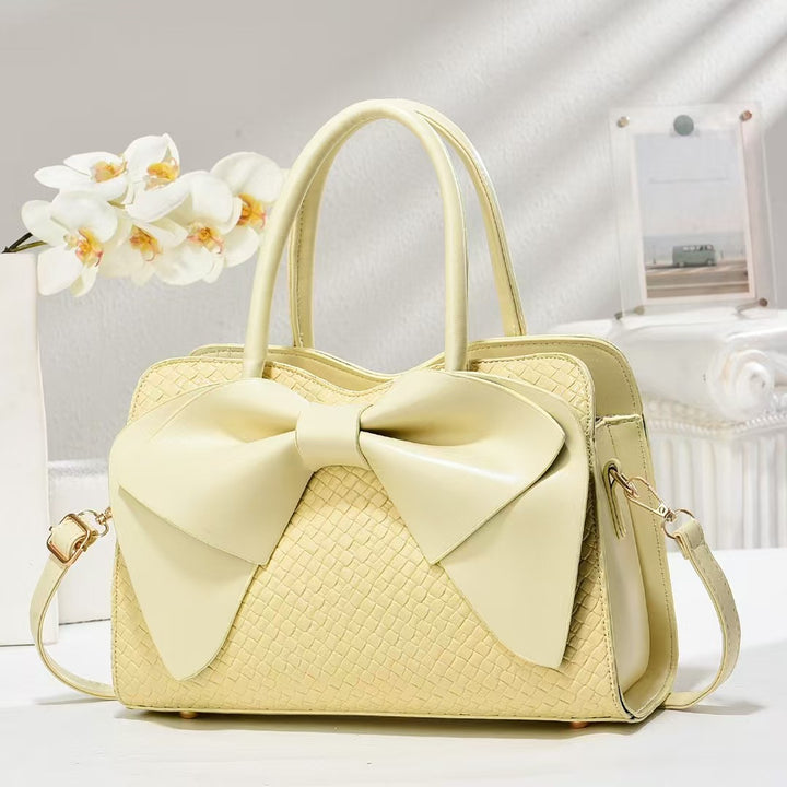Damen elegante Handtasche mit großen Schleifenakzenten Nord Taschen