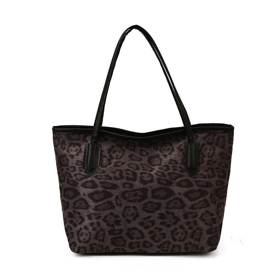Damen Tote-Tasche mit modernem Leo-Muster und robusten Tragegriffen Nord Taschen