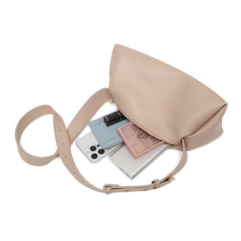 Damen Umhängetasche mit hochwertiger Lederstruktur und modernem Design Nord Taschen