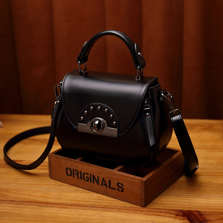Damen elegante Handtasche mit Metallakzenten Nord Taschen