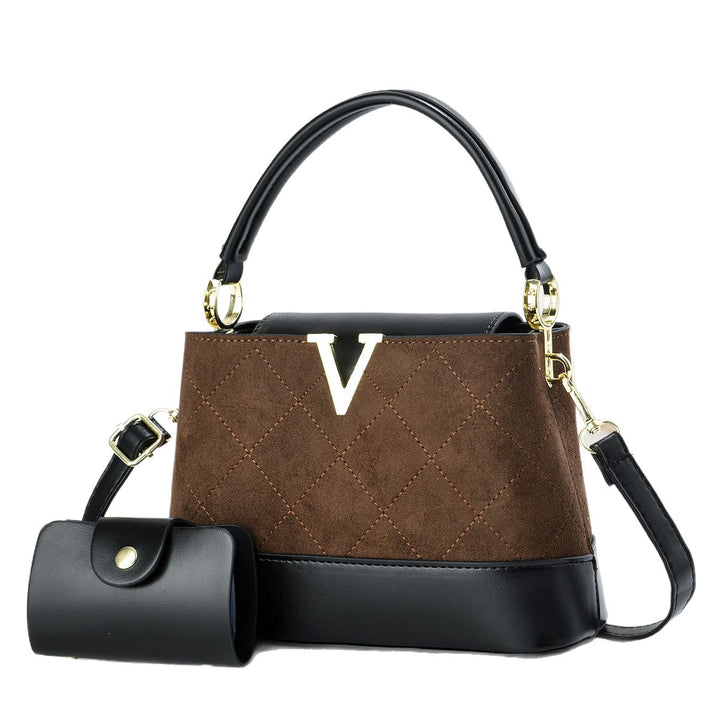 Damen elegante Handtasche mit luxuriösem Steppdesign und abnehmbarer Clutch Nord Taschen