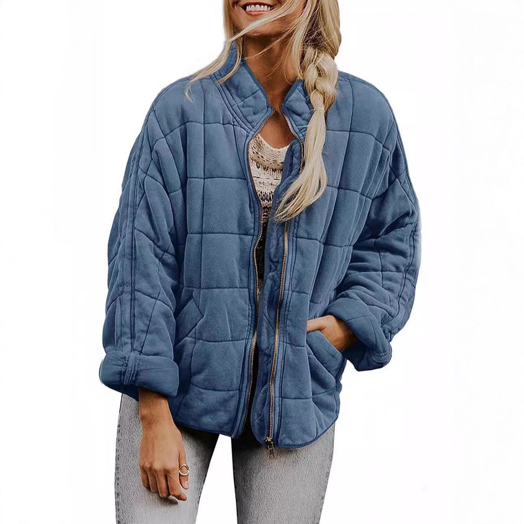 Damen Übergroße Steppjacke Nord Taschen