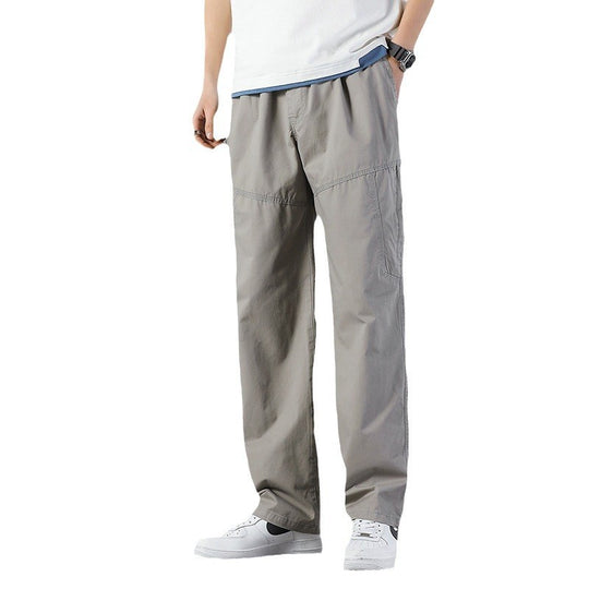Herren Weite Utility-Cargohose mit geradem Bein, Mehrfachtaschen & lockerer Passform Nord Taschen