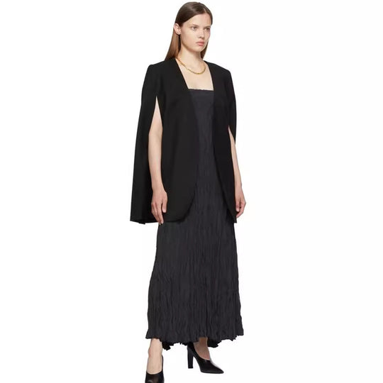 Damen Cape-Blazer mit offenem Fall und seitlichen Arm-Schlitzen Nord Taschen