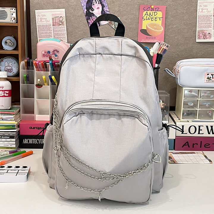 Damen Stadt-Rucksack mit dekorativem Kettendetail Nord Taschen