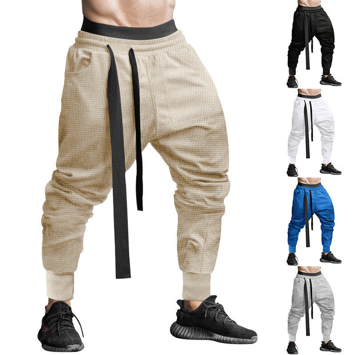 Herren Sportliche Relaxed Fit Jogginghose mit verstellbarem Bund