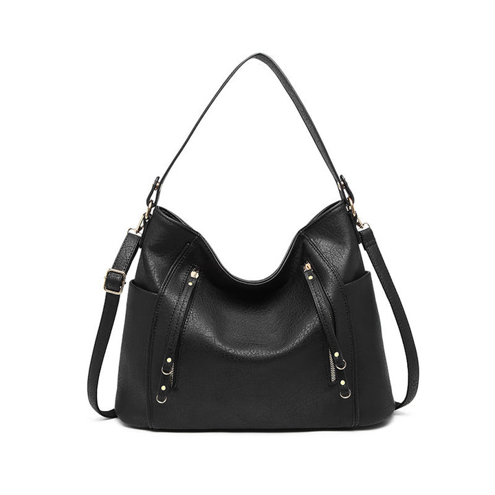 Damen Hobo-Tasche mit elegantem Faltendesign und verstellbarem Schulterriemen Nord Taschen