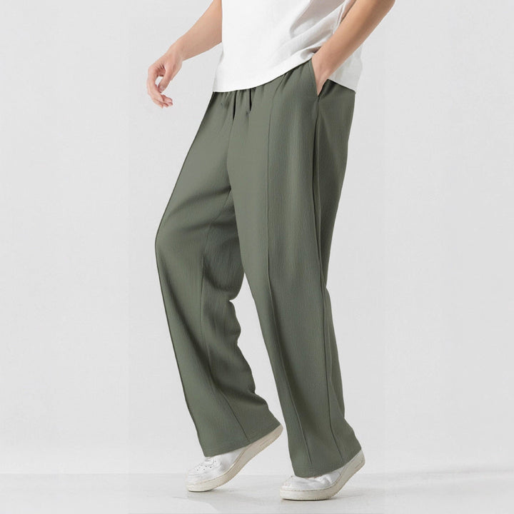 Herren Elegante, weite Freizeithose aus atmungsaktivem Gew Nord Taschene