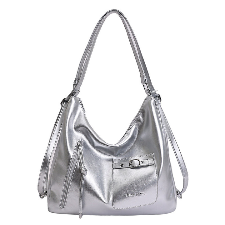 Damen Hobo-Tasche aus schmeichelndem Kunstleder mit praktischen Fächern Nord Taschen