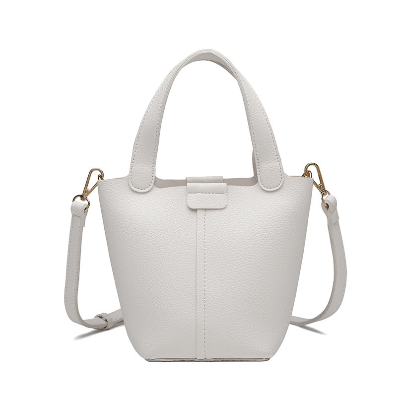 Damen Henkeltasche mit modischem Seidentuch und praktischem Schulterriemen Nord Taschen