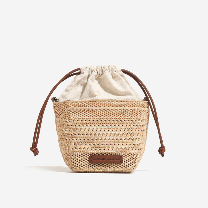 Damen modische Tasche mit elegantem Kordelzug Nord Taschen