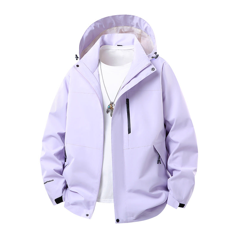 Herren Technische Softshell‑Regenjacke mit verschweißten Nähten, verstellbarer Kapuze und wasserabweisenden Reißverschlüssen Nord Taschen