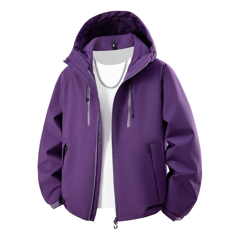 Herren Kapuzen-Softshelljacke mit wasserabweisender Membran, verstellbarer Kapuze & Utility‑Taschen Nord Taschen