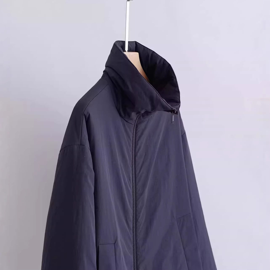 Damen Übergangsjacke mit hohem Kragen und seitlichen Taschen Nord Taschen