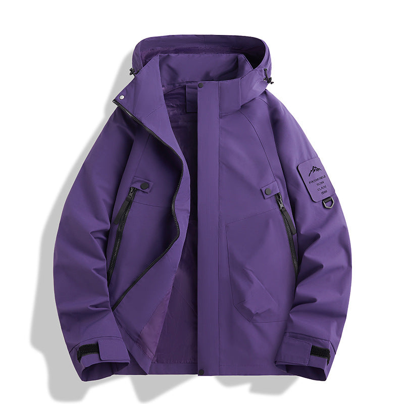 Damen Wasserabweisende Softshell-Funktionsjacke mit verstellbarer Kapuze, winddichter Membran und schrägen Reißverschlusstaschen Nord Taschen