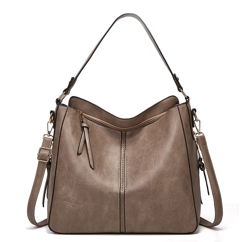 Damen Hobo-Tasche mit elegantem Faltendesign und verstellbarem Schulterriemen Nord Taschen