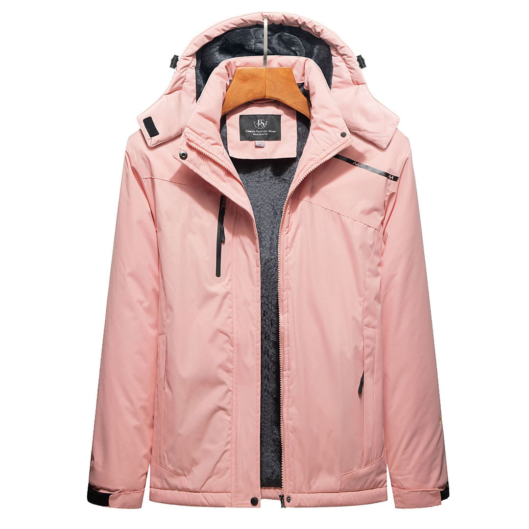Damen Funktions‑Parka mit abnehmbarer Kapuze und wärmendem Fleece-Innenfutter Nord Taschen