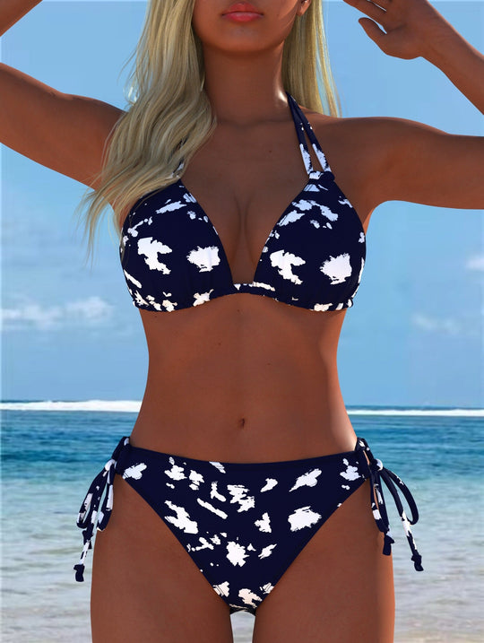 Damen Bikini-Set mit verspieltem Schnitt und trendigem Mustermix Nord Taschen