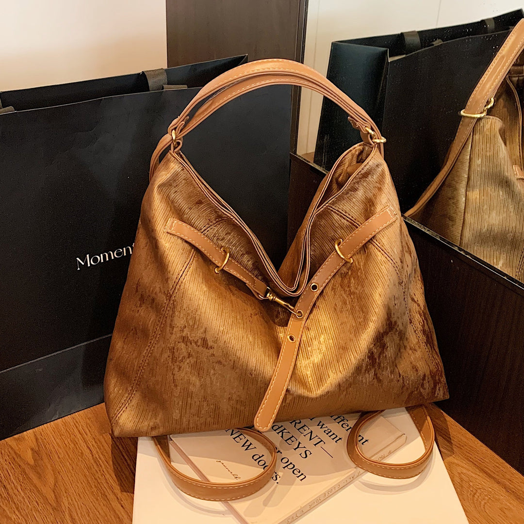 Damen schicke Schultertasche mit strukturiertem Design Nord Taschen