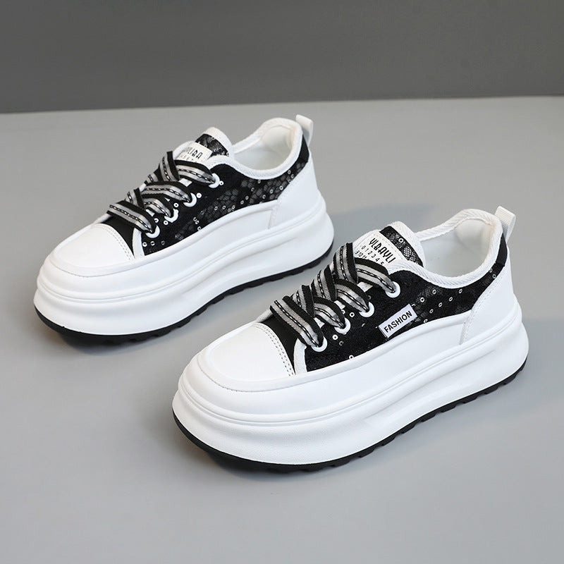 Damen modische Plateau Sneakers mit atmungsaktiver Mesh-Oberfläche und komfortabler Dämpfung Nord Taschen