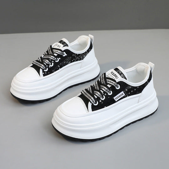 Damen modische Plateau Sneakers mit atmungsaktiver Mesh-Oberfläche und komfortabler Dämpfung Nord Taschen