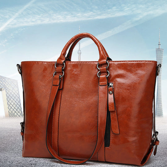 Damen elegante Handtasche aus hochwertigem Kunstleder mit mehrfachen Trageoptionen Nord Taschen