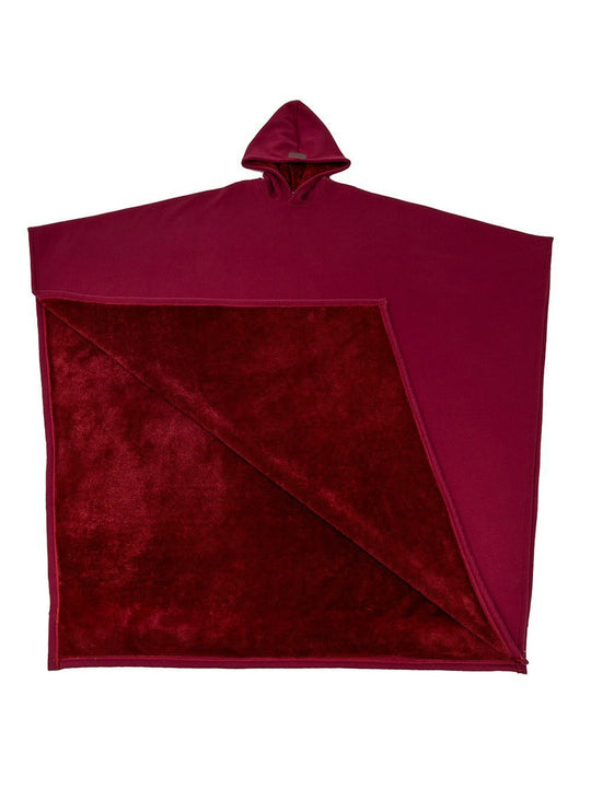 Unisex Kapuzen-Poncho-Decke mit wärmendem Fleecefutter und Oversize-Schnitt Nord Taschen