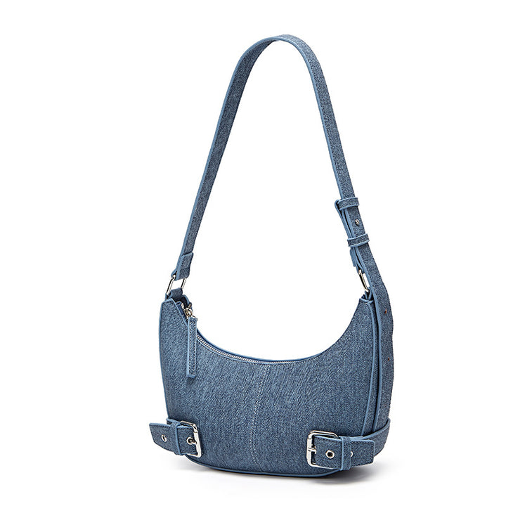 Damen Hobo-Tasche mit modernen Schnallenakzenten und leicht gewölbter Silhouette Nord Taschen