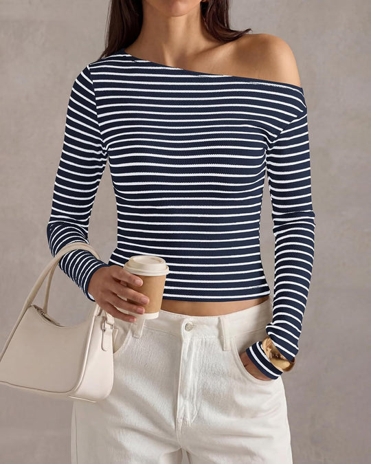 Damen Langarm Shirt Nord Taschen