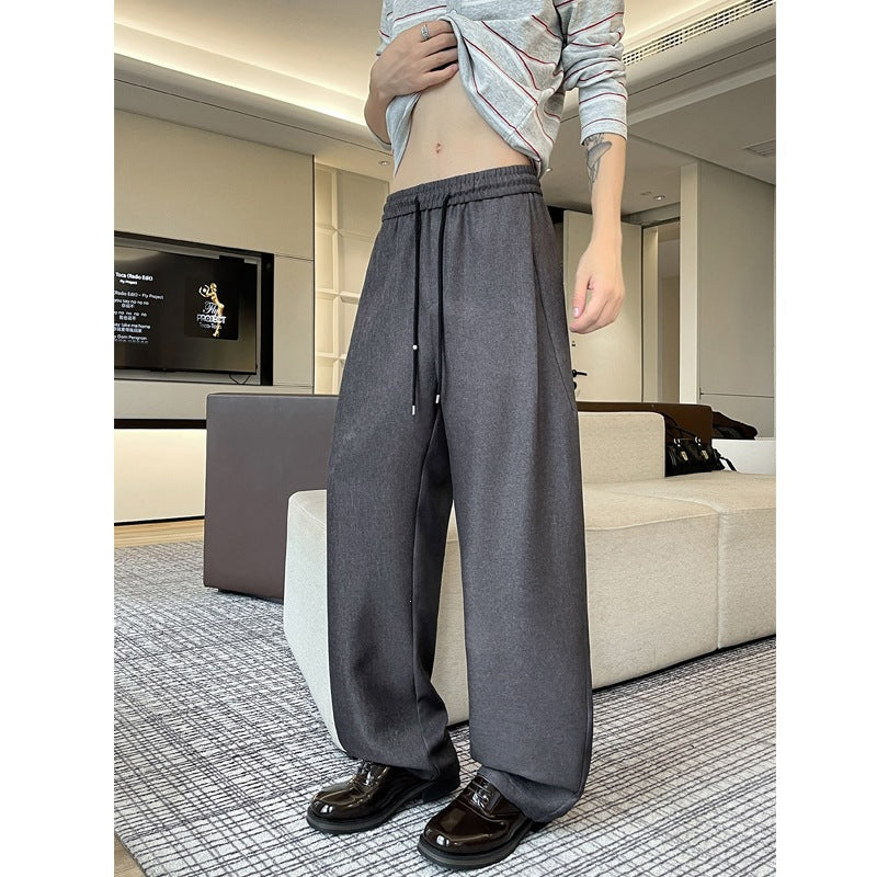 Herren Weite Lounge-Hose mit elastischem Bund, Kordelzug und softem Jersey-Material Nord Taschen
