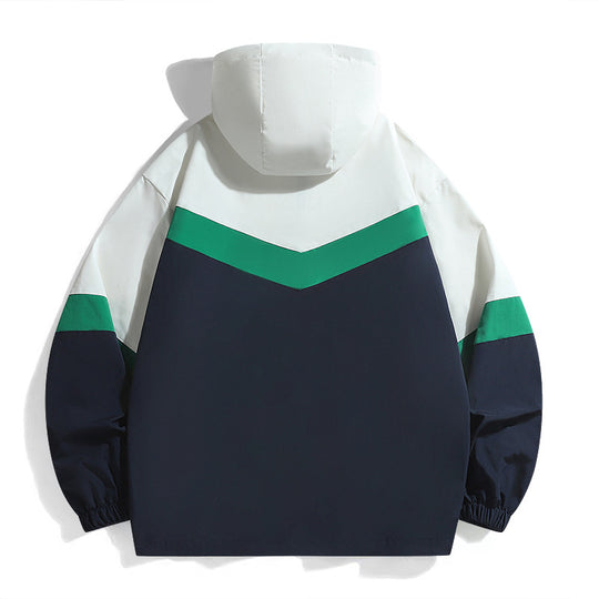 Herren Sportliches Übergangsjacke mit Kapuze Nord Taschen