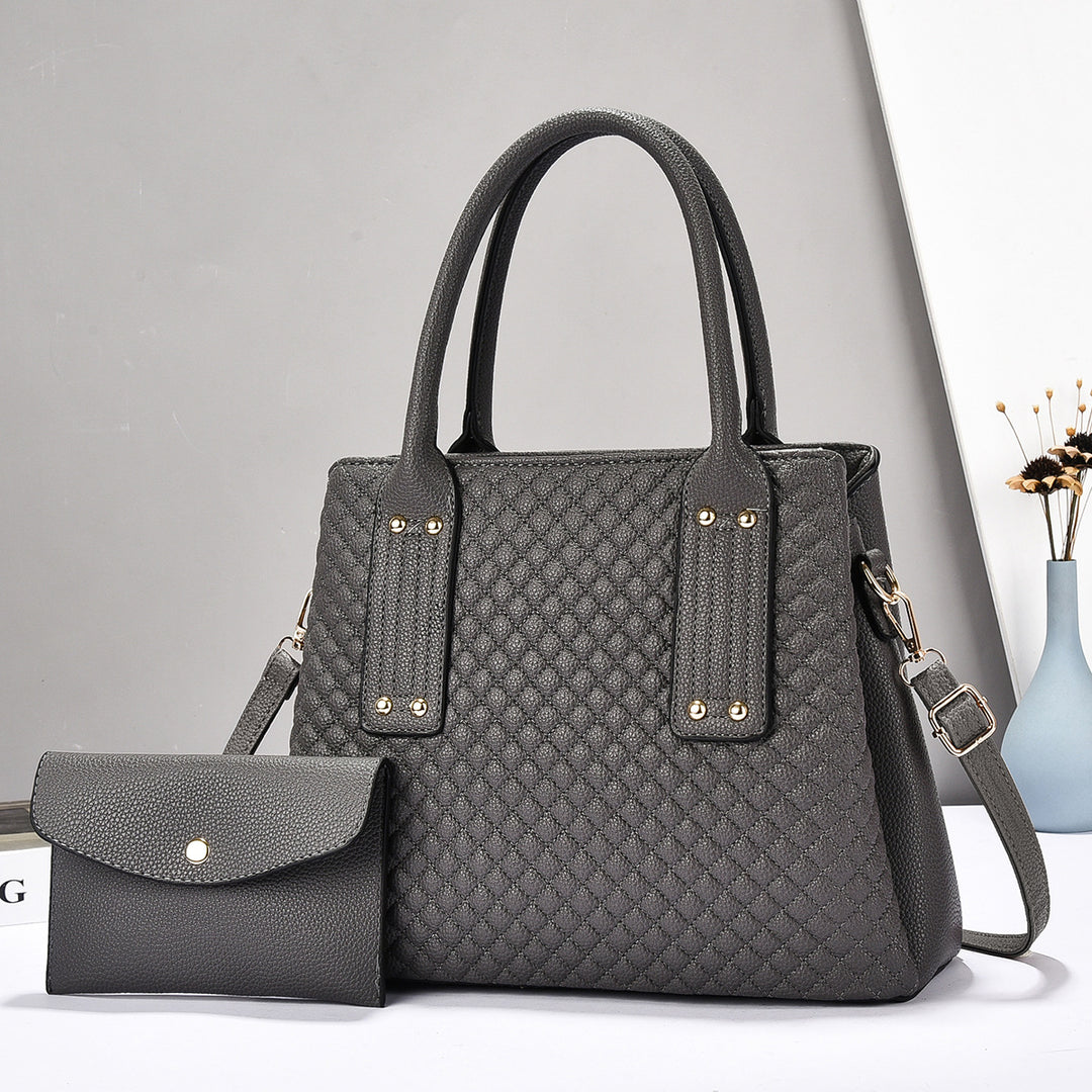 Damen elegante Handtasche mit praktischer abnehmbarer Clutch Nord Taschen