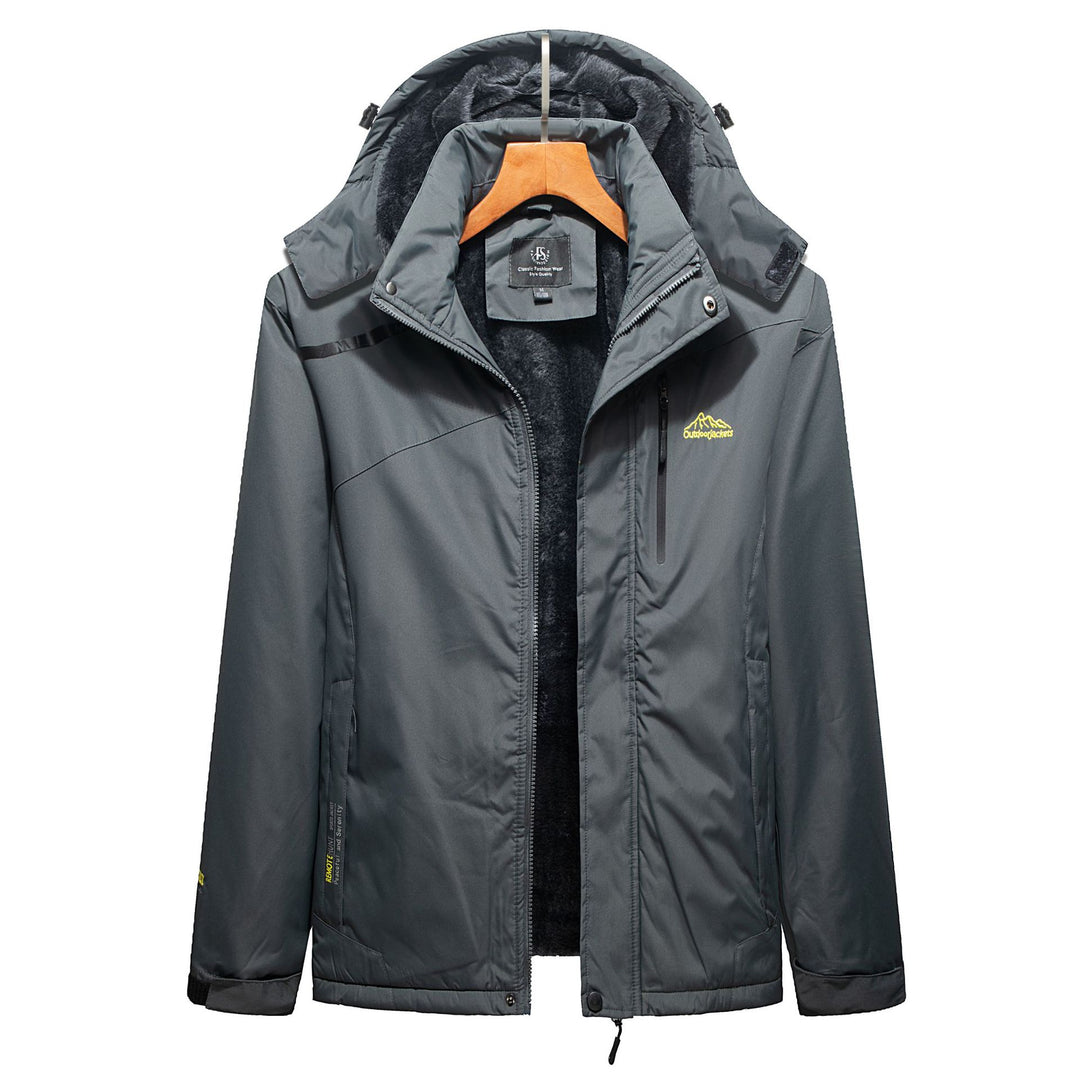 Herren Isolierte Winterparka mit Teddyfutter, Kapuze und wasserabweisender Außenhülle Nord Taschen