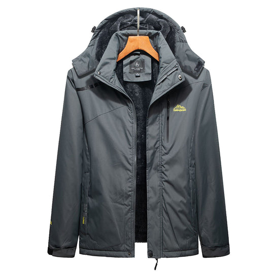 Herren Isolierte Winterparka mit Teddyfutter, Kapuze und wasserabweisender Außenhülle Nord Taschen