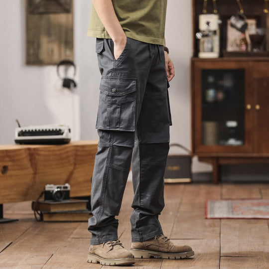 Herren Technische Cargohose mit geradem Schnitt, verstärkten Knien & Mehrfachtaschen Nord Taschen