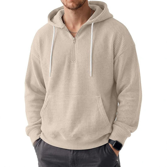 Herren Bequemer Kapuzenpullover mit Reißverschluss Nord Taschen