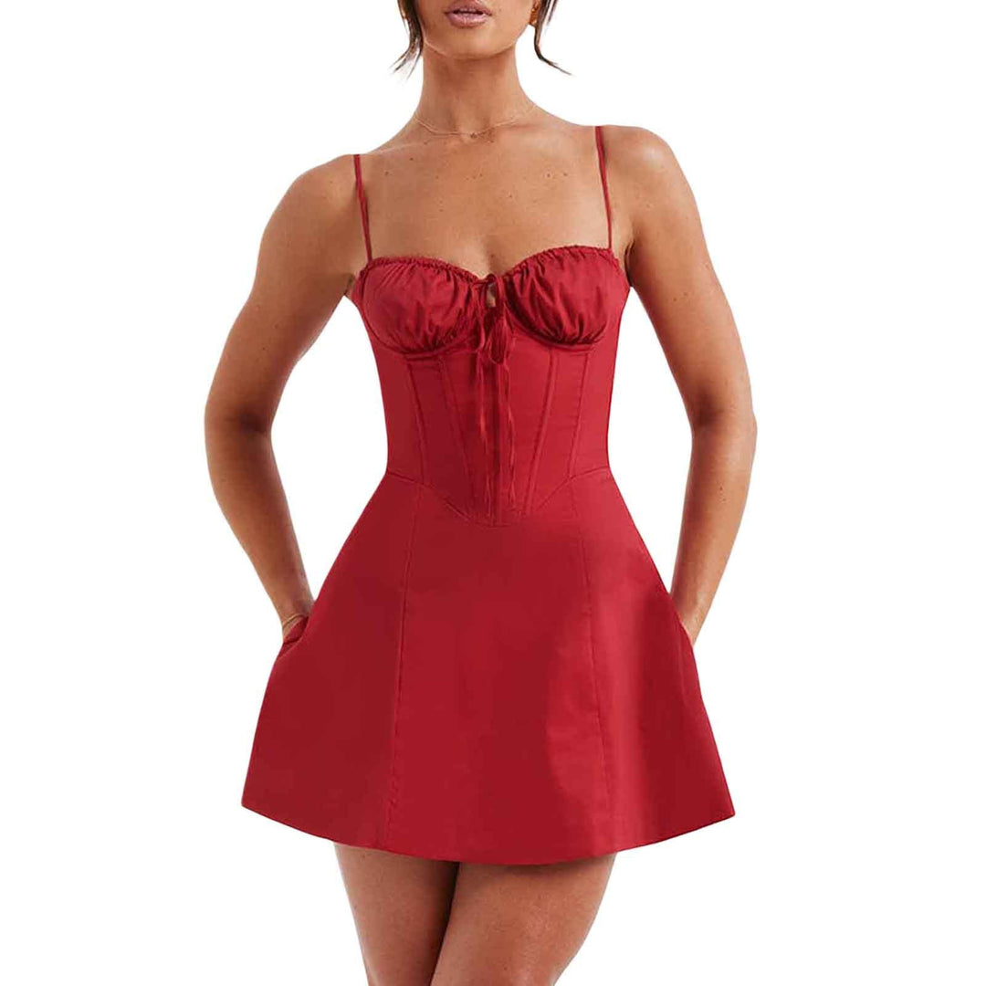 Damen Korsett Kleid