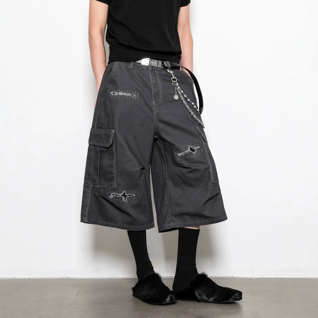 Herren Modische Cargo-Shorts mit weitem Schnitt und praktischen Taschen Nord Taschen