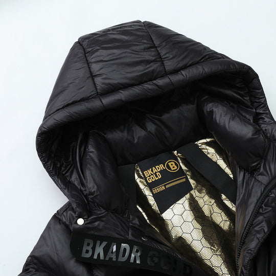 Damen Lange Daunenjacke Nord Taschen