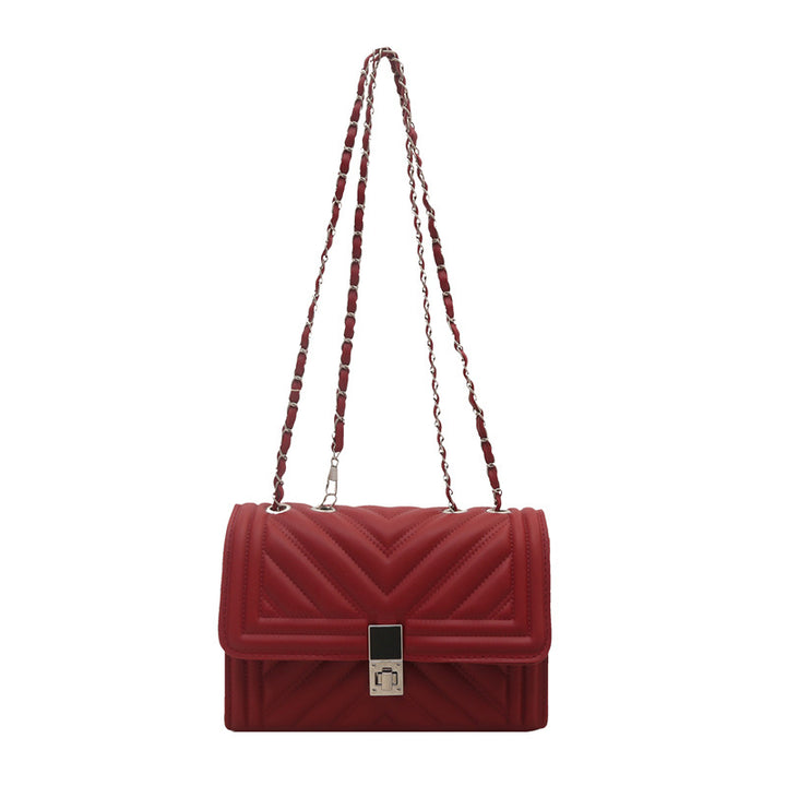 Damen Handtasche mit innovativem Ketten-Riemen Nord Taschen