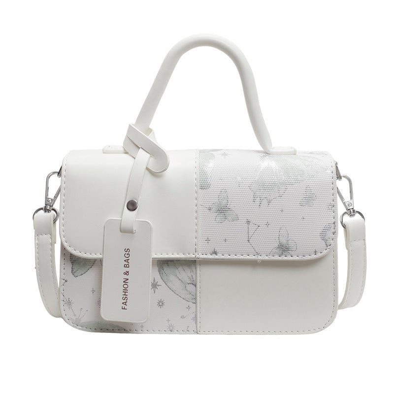 Damen mode Handtasche mit floralem Druck und praktischem Tragegriff Nord Taschen